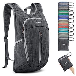 lot 14155 image: G4Free 10L Hiking Backpack Small Travel Hiking Daypack Lightweight Packable Backpack Casual Foldable Shoulder Bag