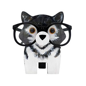 lot 14163 image: HomeSoGood Animal Glasses Holder,Wooden Eyeglass Holder Stand, Cute Sunglasses Display Stand, Sunglasses Display Rack for Home, Office, Desk