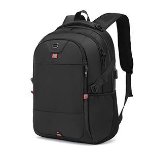 lot 14183 image: INSAVANT Laptop Backpack 17 Inch Water Resistant Backpacks Durable College Travel Daypack Anti Theft with USB Charging Port Best Gift for Men Women(17 Inch, Black)