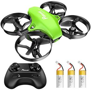 lot 14185 image: Potensic Upgraded A20 Mini Drone Easy to Fly Even to Kids and Beginners, RC Helicopter Quadcopter with Auto Hovering, Headless Mode, 3 Batteries and Remote Control, Gift Choice for Boys and Girls