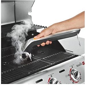 lot 14268 image: Stainless Steel Grill Brush and Scraper for Outdoor BBQ with Heavy-Duty Steam Cleaning Power Grilling Brush