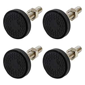 lot 14343 image: LC LICTOP 4Pcs M12 Thread Furniture Glide Swivel Leveling Mount Heavy Duty Machine Leveling Feet 2 Dia Metal Adjustable Leveling Feet
