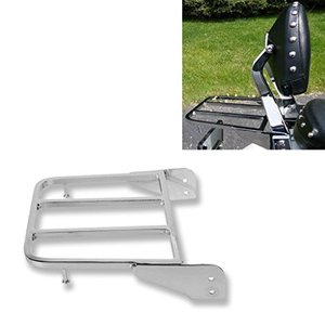 lot 14350 image: Motorcycle Solo Seat Sissy Bar Rear Luggage Rack for Suzuki Intruder Volusia VL800 2001-2011, for Boulevard M50 2005-2009 and for C50 2005-2011
