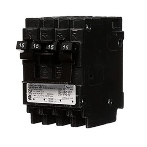 lot 14406 image: Siemens Q21515CT2 Two 15-Amp Double Pole Circuit Breaker