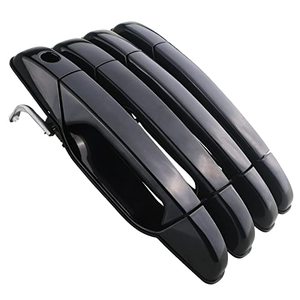 lot 14421 image: APPERFiT Exterior Door Handle (Black) Compatible with 2007-2013 Chevy Chevrolet Silverado Suburban Tahoe Avalanche, GMC Sierra Yukon, Cadillac Escalade