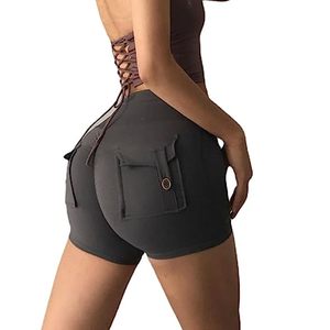 lot 14422 image: Pdxnyxx Aesthetic Workout Shorts Womens Aesthetic Yoga Shorts with Pockets for Women Athletic Shorts for Women (Grey,L,Large)