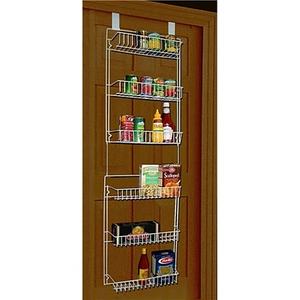 lot 54665 image: 6-Tier Over the Door Organizer (White) Trademark Home