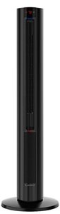 lot 54671 image: Lasko - All Season Comfort Control Electric Tower Fan and Space Heater in One with Timer and Remote Control - Black