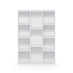 lot 54672 image: Furinno 11-Cube Reversible Open Shelf Bookcase White