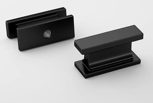 lot 54675 image: OYX 25 Pack Cabinet Knobs Black Knobs for Cabinets and Drawers,Black Drawer Handles Black Pulls for Cabinets,Single Hole Square Black Cabinet Pulls Stainless Steel
