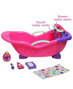 lot 54704 image: For Keeps Playtime Baby Doll Real Working Bath Set