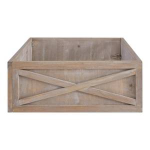 lot 54713 image: Home Accents Holiday 23 in Washed Wood Christmas Tree Collar