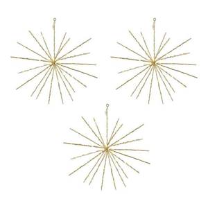 lot 54718 image: Philips 3 Count Warm White Christmas Hanging Starburst