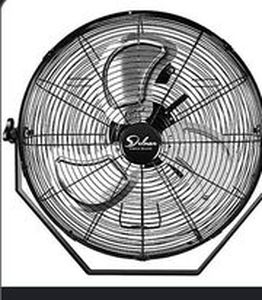 lot 54710 image: Simple Deluxe 18 Inch Industrial Wall Mount Fan, 3 Speed Commercial Ventilation Metal Fan for Warehouse, Greenhouse, Workshop, Patio, Factory and Basement - High Velocity