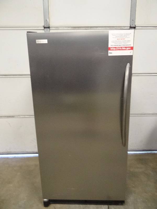 lot 1013 image: Electrolux Residential Stainless Front Freezer(Broken Handle)