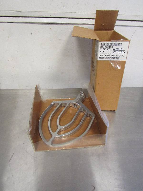 lot 1074 image: Brand New In Box Hobart 20 Qt Solid Aluminum Mixing Paddle