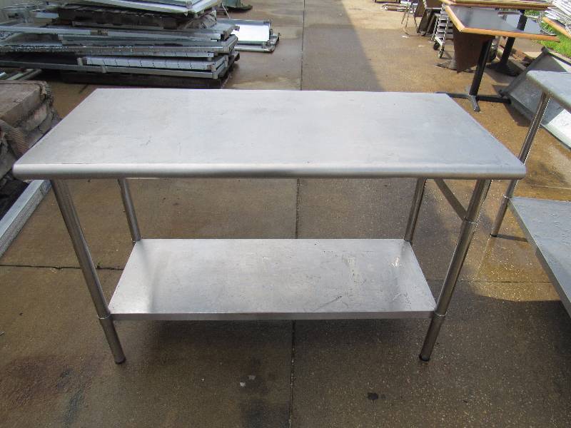 lot 1085 image: 49.5x23.5 Stainless Work Top Table