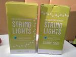 String Lights in/outdoor 200 Led Battery Operated Cool White lights.com - 2 Boxes