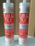 General Electric GE612 Tub and Tile Silicone  I Caulk, 10.1-Ounce, Clear - 2 tubes