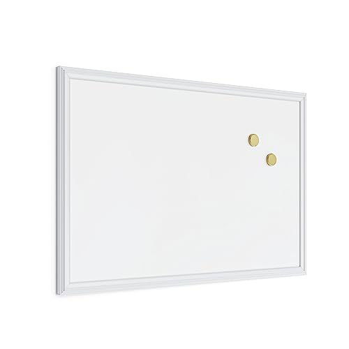  U Brands Magnetic Dry Erase Board, 20 x 30 Inches, White Wood  Frame (2071U00-01) : Office Products