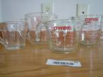 Lot of Pyrex Measuring Cups
