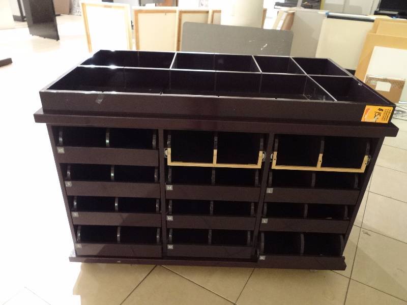 lot 1169 image: Purple 12 Drawer Merchandise Storage