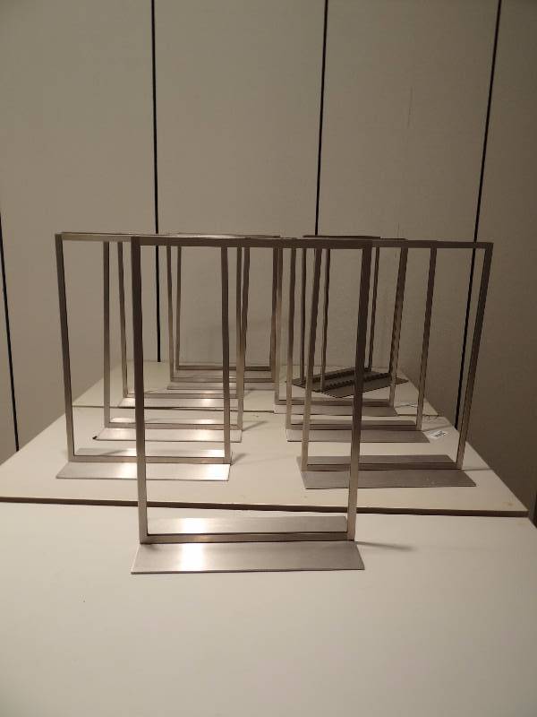 lot 1206 image: Lot of Metal Framed Table Top Displays