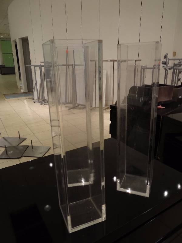 lot 1208 image: Lot of (3) Plastic Vases