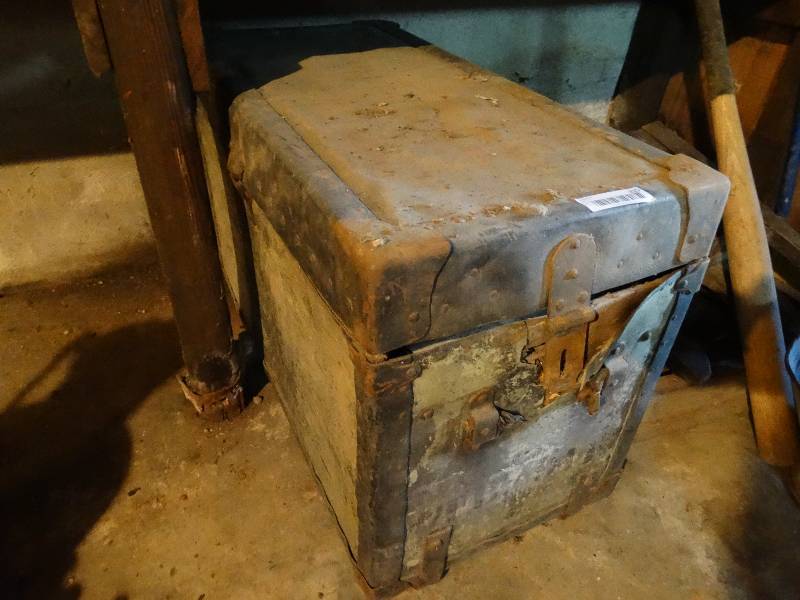 lot 215 image: Old trunk