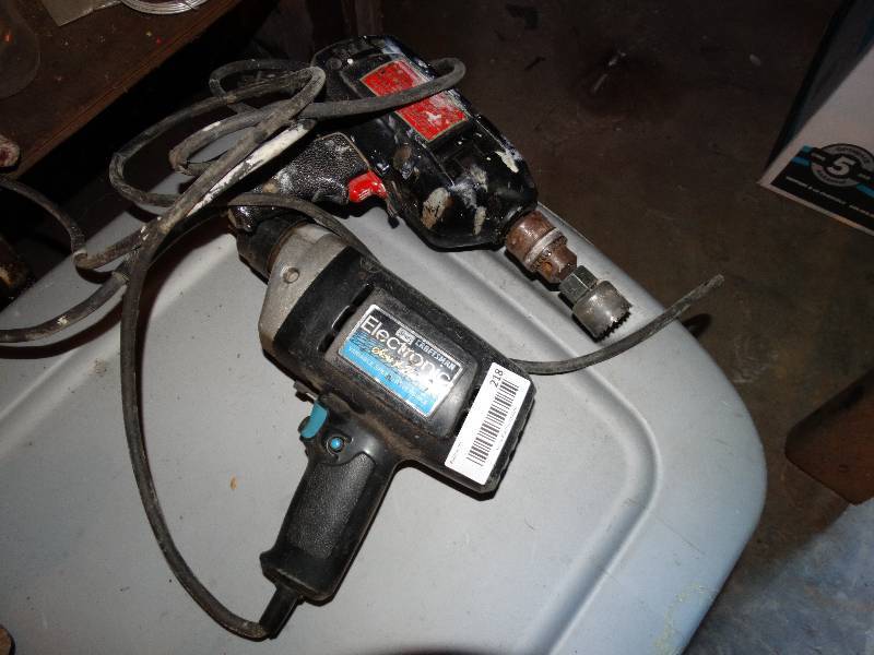 lot 218 image: 2 electric drills