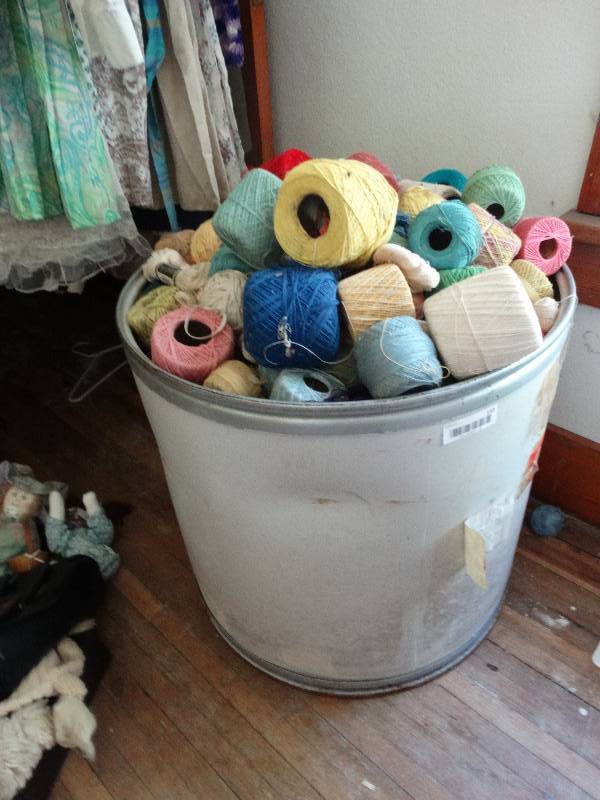 lot 110 image: Big lot of yarn