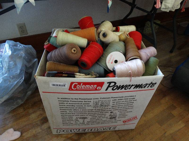 lot 111 image: Box of yarn