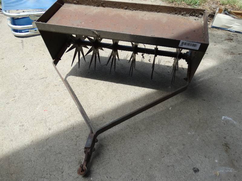 lot 307 image: Pull behind lawn aerator