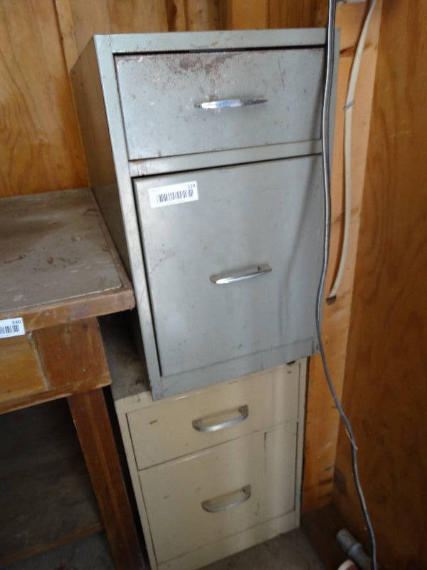 lot 329 image: 2 file cabinets
