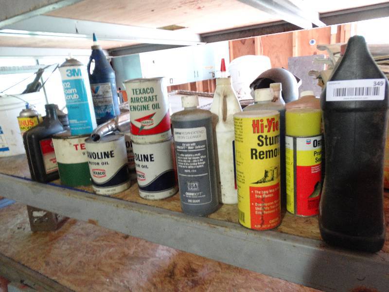 lot 349 image: Lot of various chemicals