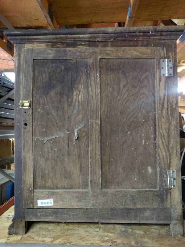 lot 369 image: Old wood cabinet