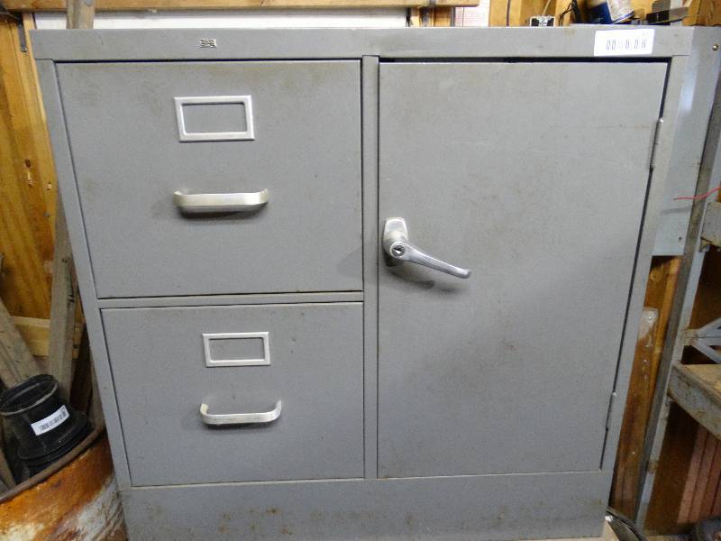 lot 377 image: File cabinetsafe combo