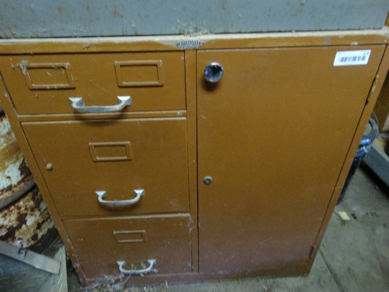 lot 378 image: File cabinetsafe combo