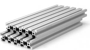 lot 13641 image: 10PCS V Slot 2020 Aluminum Extrusion European Standard 1220mm Length Anodized Extruded Aluminum for CNC DIY 3D Printer and Industrial Bracket Making Silver