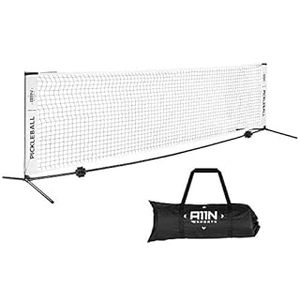 lot 13655 image: A11N Portable Pickleball Net for Driveway - Half Court Size, 11ft Net for Pickleball, Kids Tennis, Soccer Tennis (B08J6GTD9V)