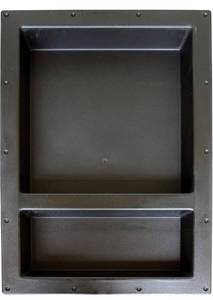lot 13663 image: Novalinea Large Double Shelf Recessed Shower Niche, Ready to Tile, 25 x 17 x 3.75