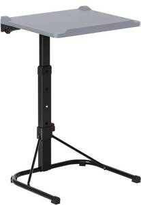 lot 13690 image: Maarch Folding TV Tray Table, Adjustable TV Dinner Table, Foldable Tray Table for Eating and Laptops, Wall Mountable, Grey