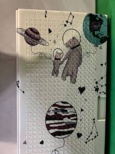 lot 13692 image: Large foldable space soft baby mat perfect for playing and tummy time