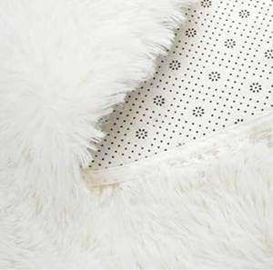 lot 13705 image: Softlife Rug for Bedroom 4x5.3 Feet Area Rug for Living Room Super Soft Shaggy Rugs for Kids Room Fluffy Fuzzy Carpets Long Plush Bedside Rug Nursery Home Decoration Fall Decor for Boys Girls, White