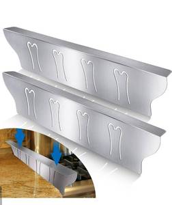 lot 15756 image: Stove Gap Covers - Stainless Steel, Kitchen Stove Counter Gap Cover Range Filler Heat Resistant & Easy to Clean Gap Filler, Gaps Between Oven Kitchen and Counter Trim Kit for Stove Countertop (23.5in)