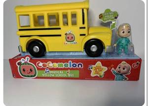 lot 15758 image: Cocomelon Yellow School Bus & JJ Figure