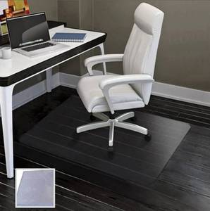 lot 15772 image: SHAREWIN Office Chair Mat for Hard Wood Floors - 30x48 Heavy Duty Anti-Slip Hardwood Floor Protector Rug - Easy Clean