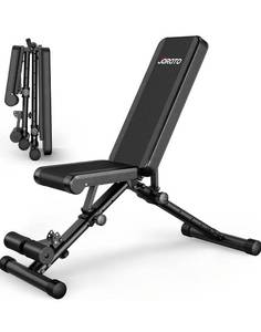 lot 15793 image: JOROTO Adjustable Weight Bench Press - 700lbs800lbs1000lbs Load Foldable Workout Benches for Full Body Strength Training