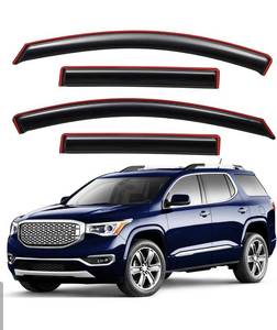 lot 15813 image: Lightronic WV194263 in-Channel Side Window Visor Deflector Vent Rain Guard, Dark Smoke Shatterproof Auo Shades, 4-Pieces Set, Fit for 2017-2023 GMC Acadia (Excludes Acadia Limited Model)