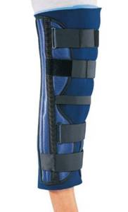 lot 15832 image: ProCare 79-80170 Clinic 3-Panel Knee Splint, Countoured Stays, Universal,  32 Thigh Circumference, 20 Length